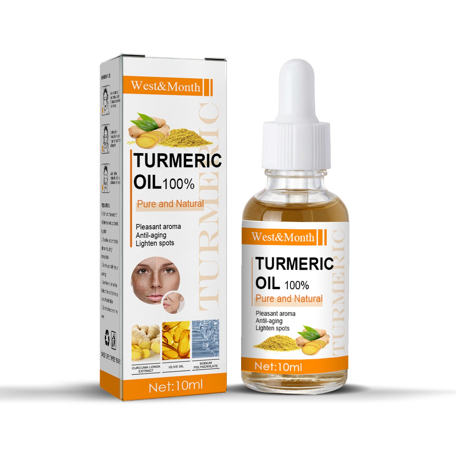 West&month Turmeric Essential Oil - Face Skin | Nova Goods