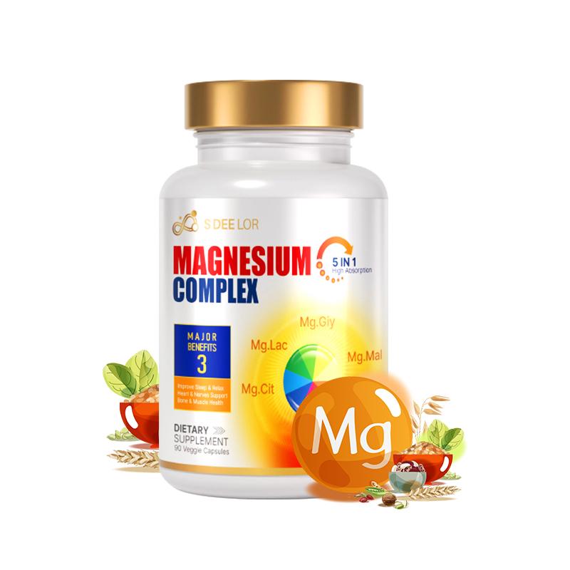 Magnesium Glycinate Malate Vitamin - D3 Vegan Formula | Nova Goods