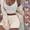 3pcs Womens Clothing - Long Sleeve Crop Tank Top And Draw | Nova Goods