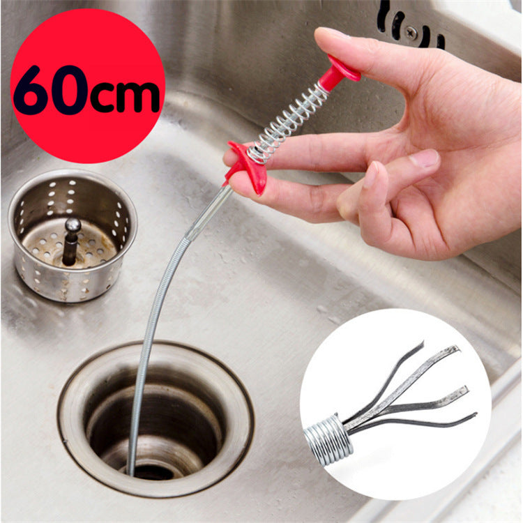 60cm Sewer Dredger - Spring Pipe Dredging Tool Household | Nova Goods