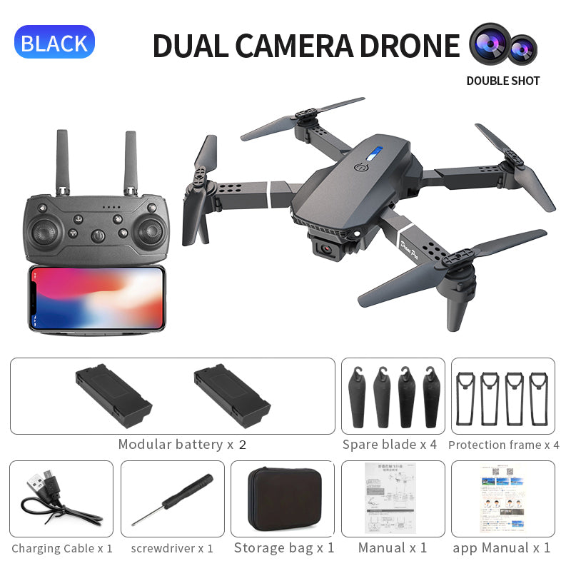 E88pro Dual Camera - Dual Electric Drone | Nova Goods