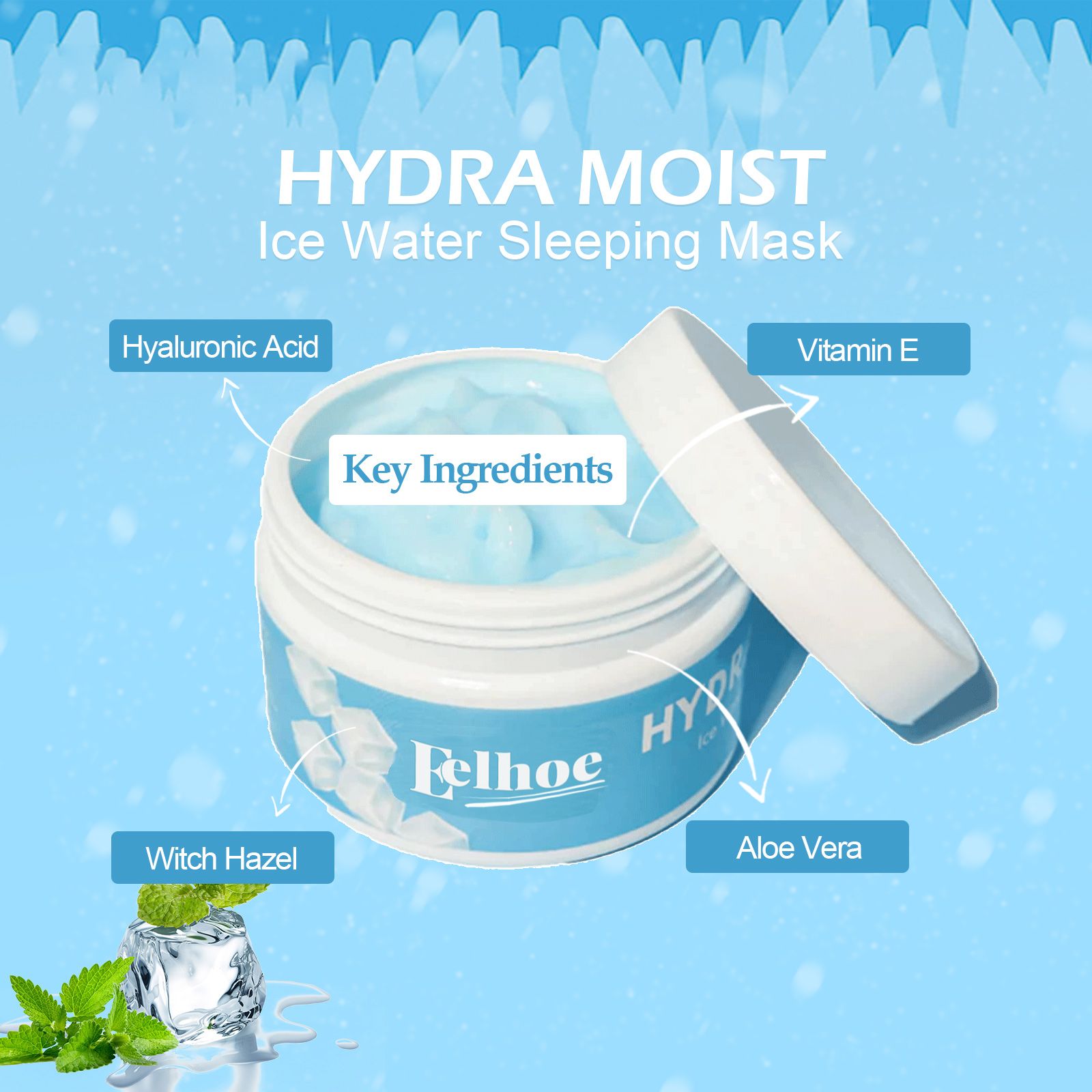 Eelhoe Hydrating And - Moisturizing Sleep Mask For Nouris | Nova Goods