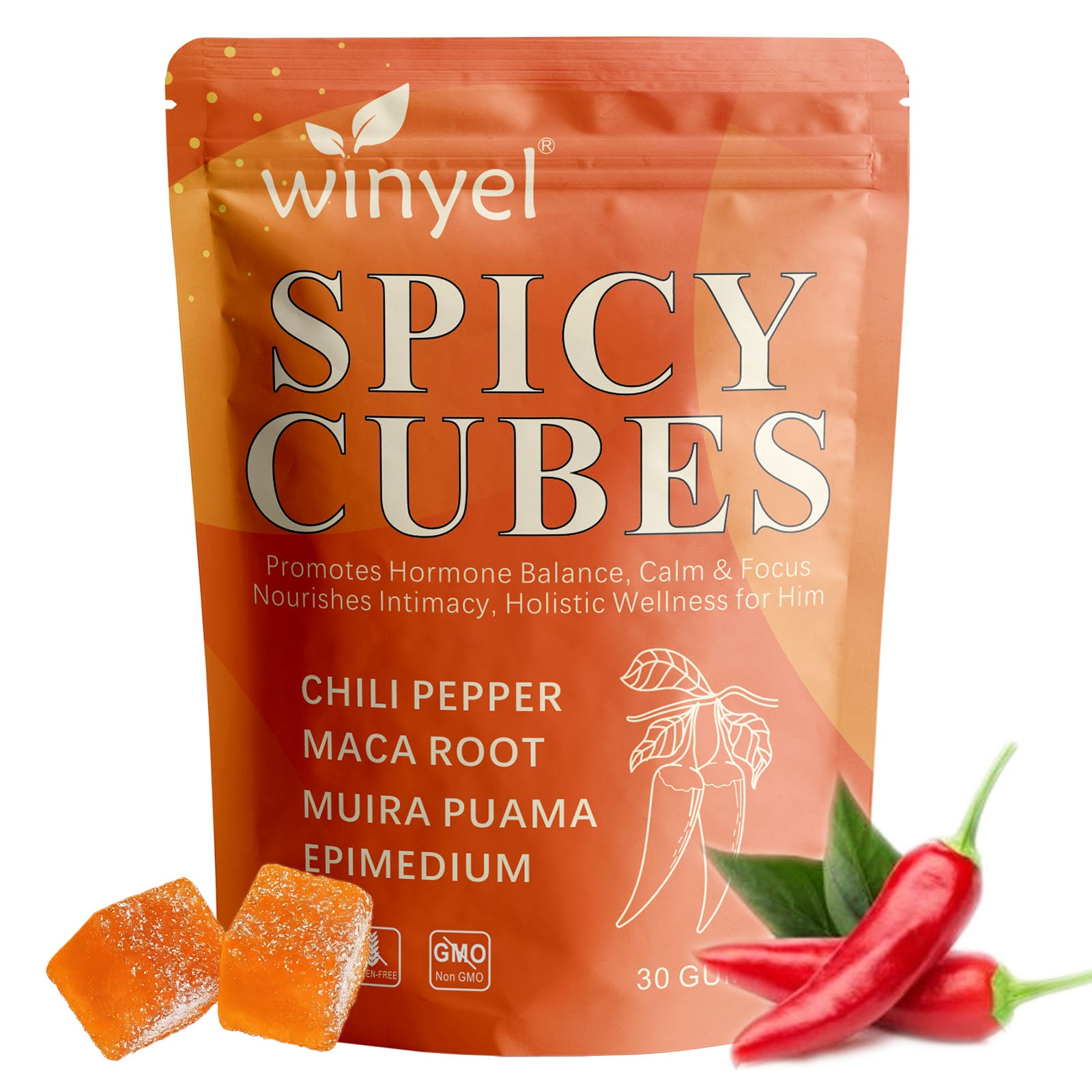 Spicy Cubes — Intimacy Gummies With Chili Pepper
