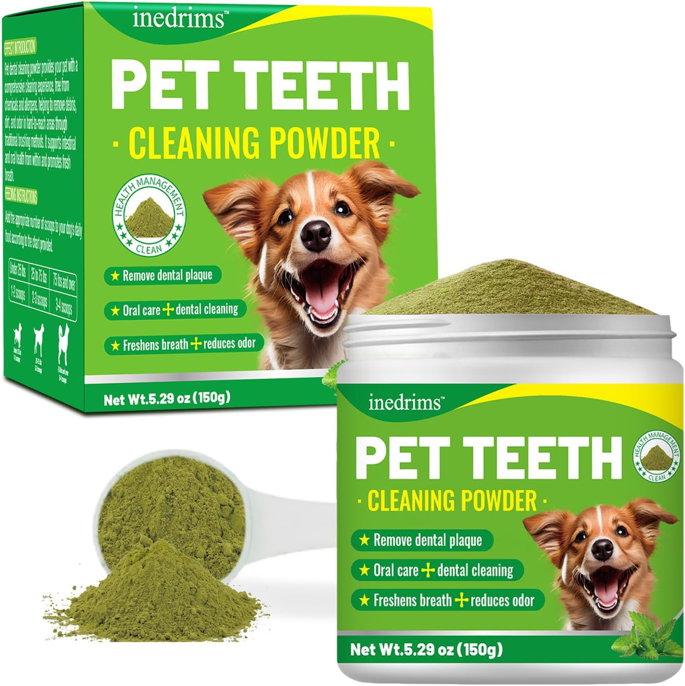 Pet Dental Powder - Freshens Breath - Protects Gums And | Nova Goods