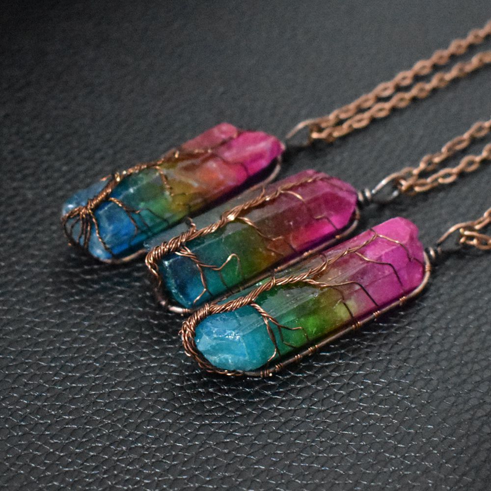 Hot Selling Stone - Crystal Pillar Tree Of Life Pendant I | Nova Goods