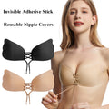 Large Size Strapless - Bra Adhesive Sticky Push Up Bras F | Nova Goods