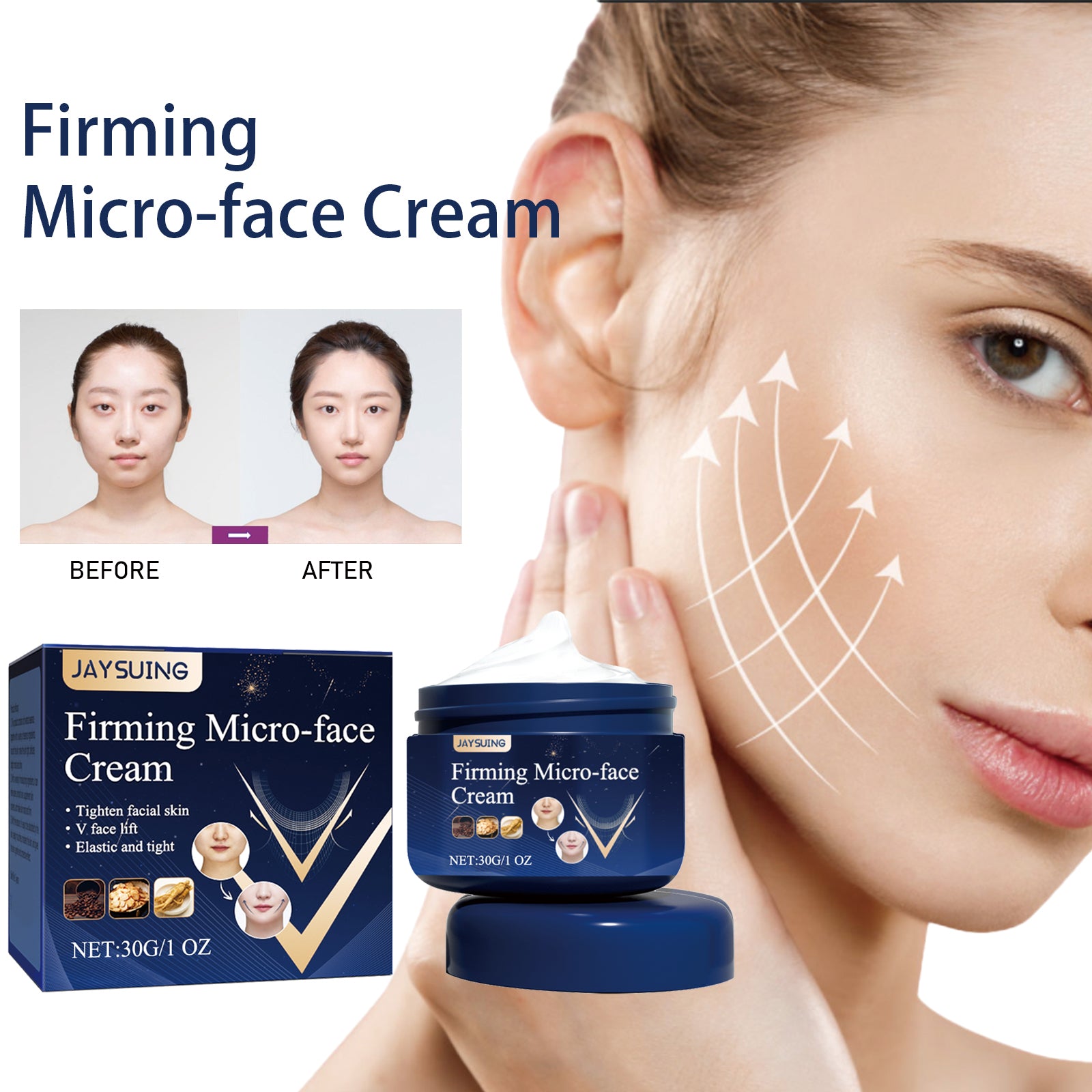 Jaysuing V Face Firming Cream - Contours Tightening | Nova Goods