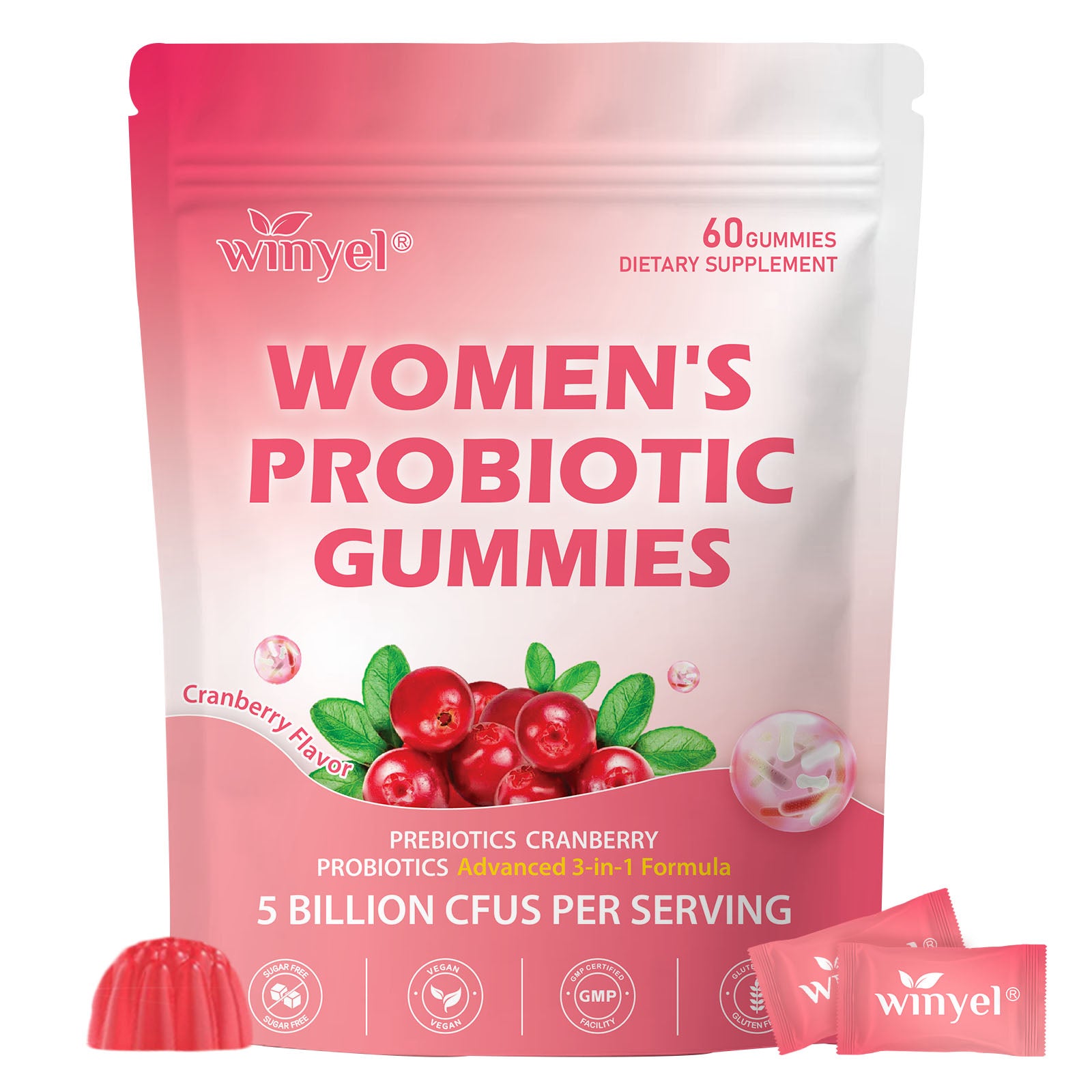 Cranberry Probiotic Gummies  Targets Body Odor — Women's Health