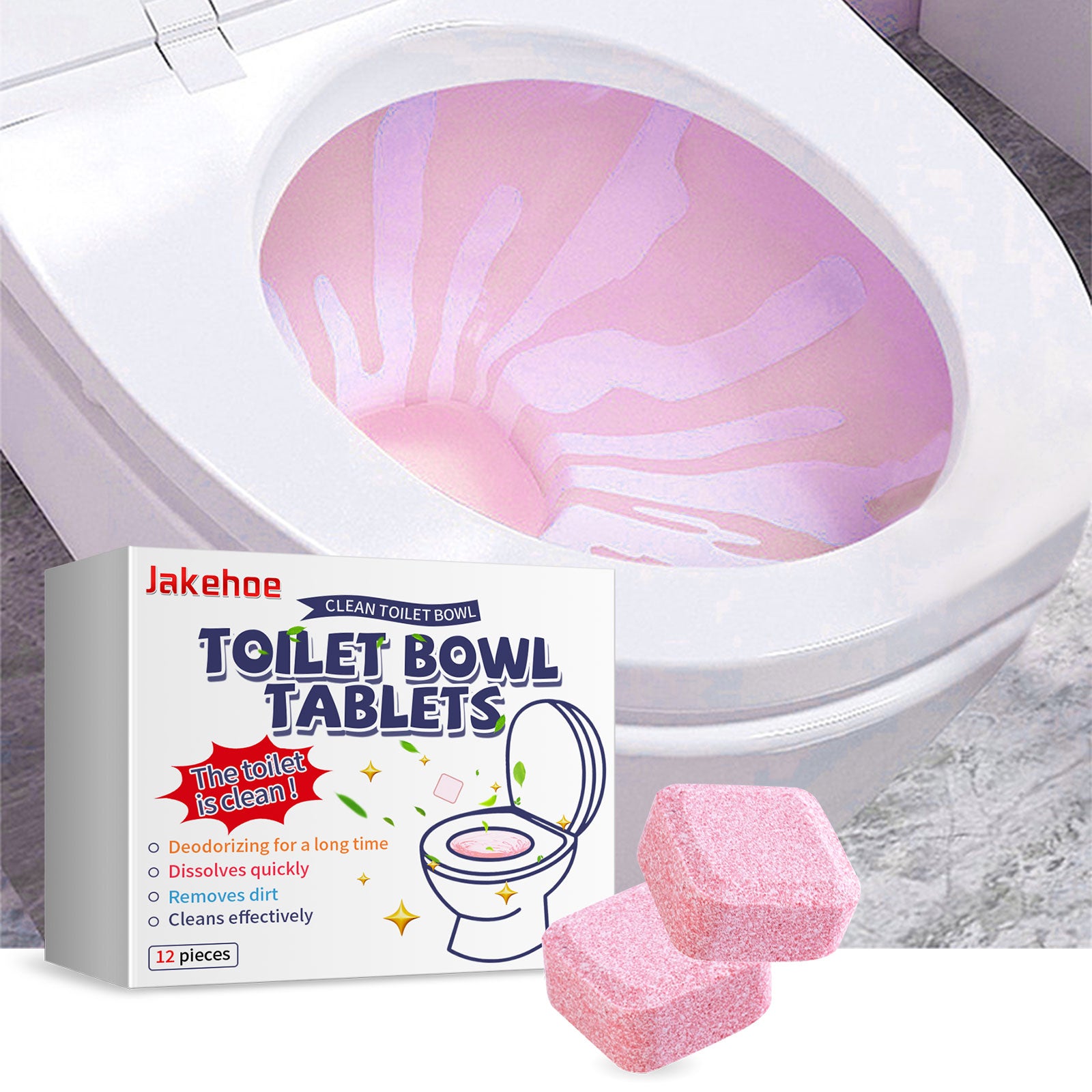 Jakehoe Toilet Effervescent Tablets - Toilet Cleaner | Nova Goods