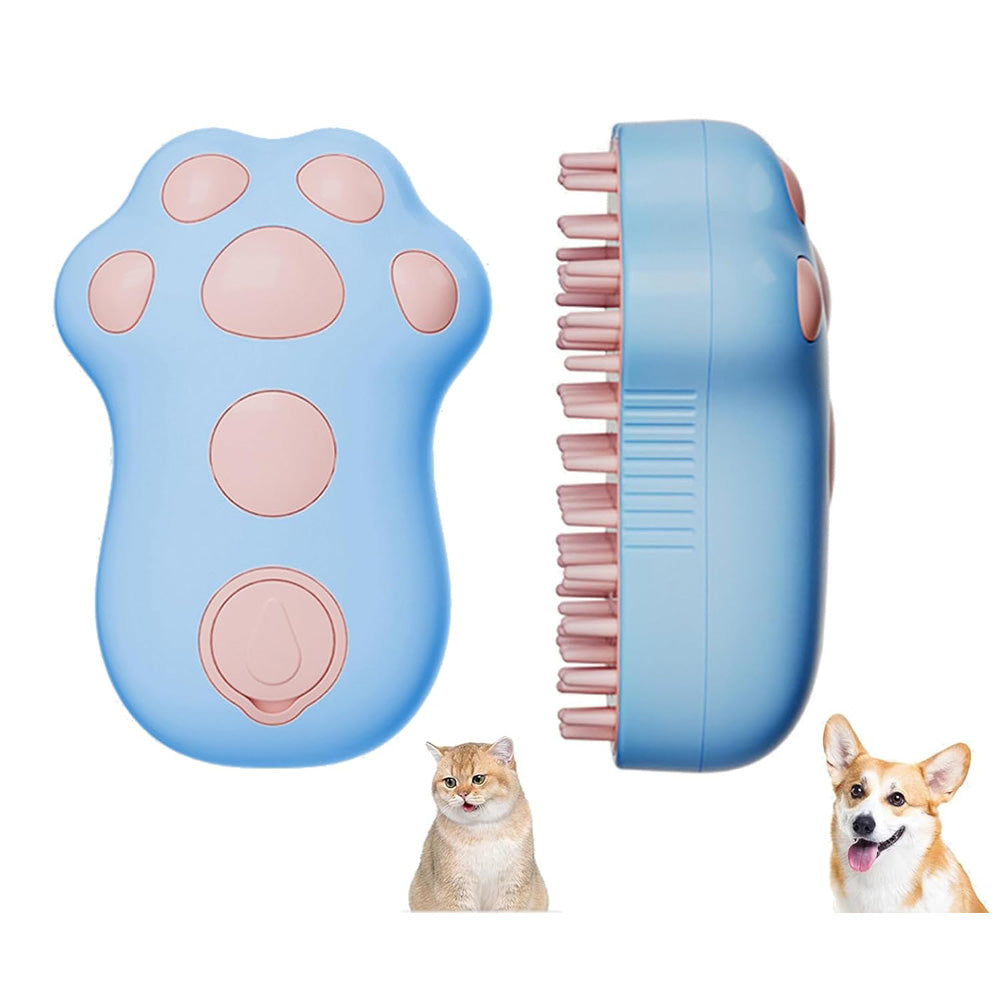 Furbuddy - Rechargeable Steam Pet Grooming Brush Paw Shap | Nova Goods