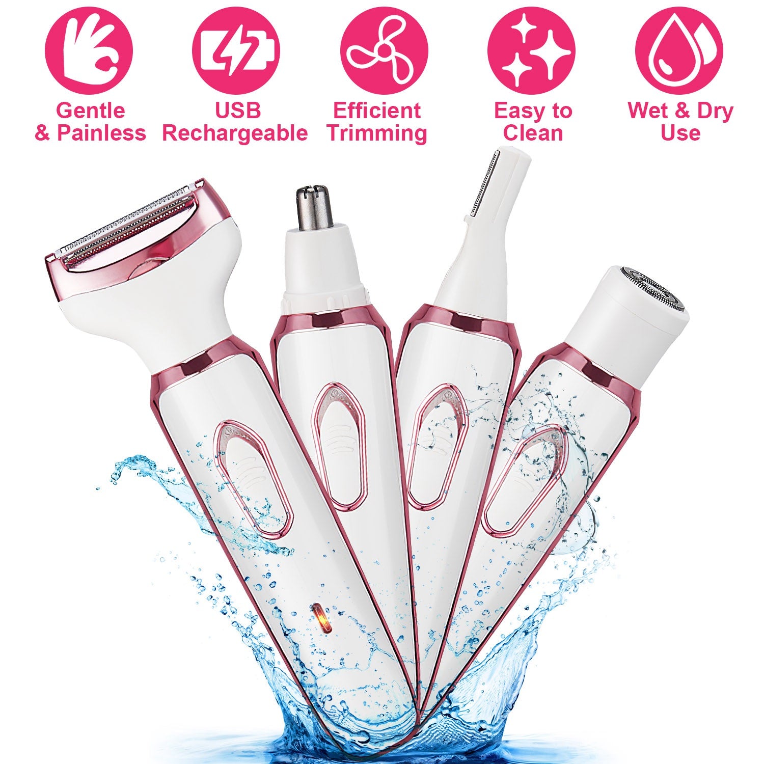 4 In 1 Electric - Razor For Women Summer Bikini Shaver | Nova Goods